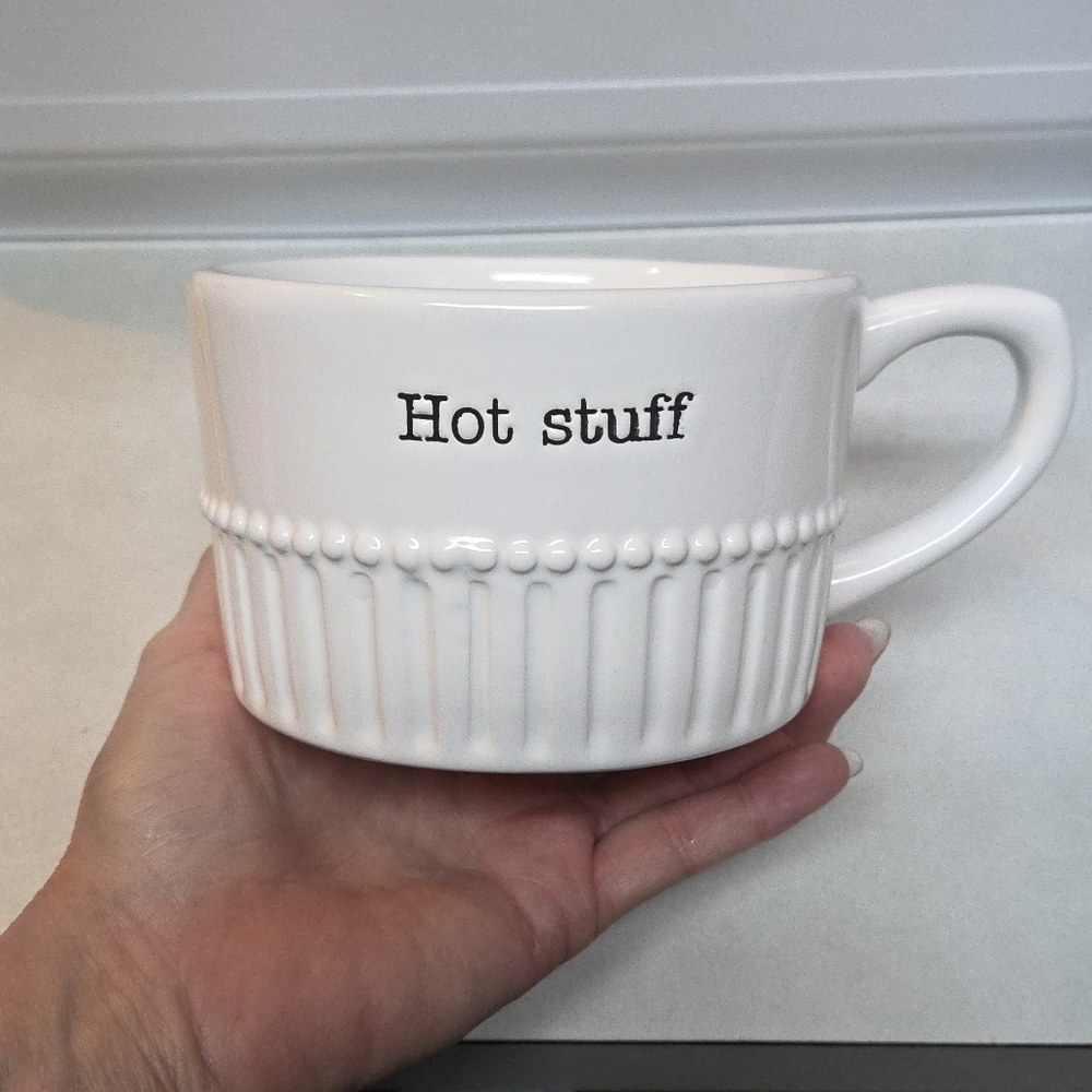 Mud Pie Hot Stuff 4.5" Soup Mug